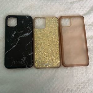 iphone 11 Pro Max Cases (set of 3)